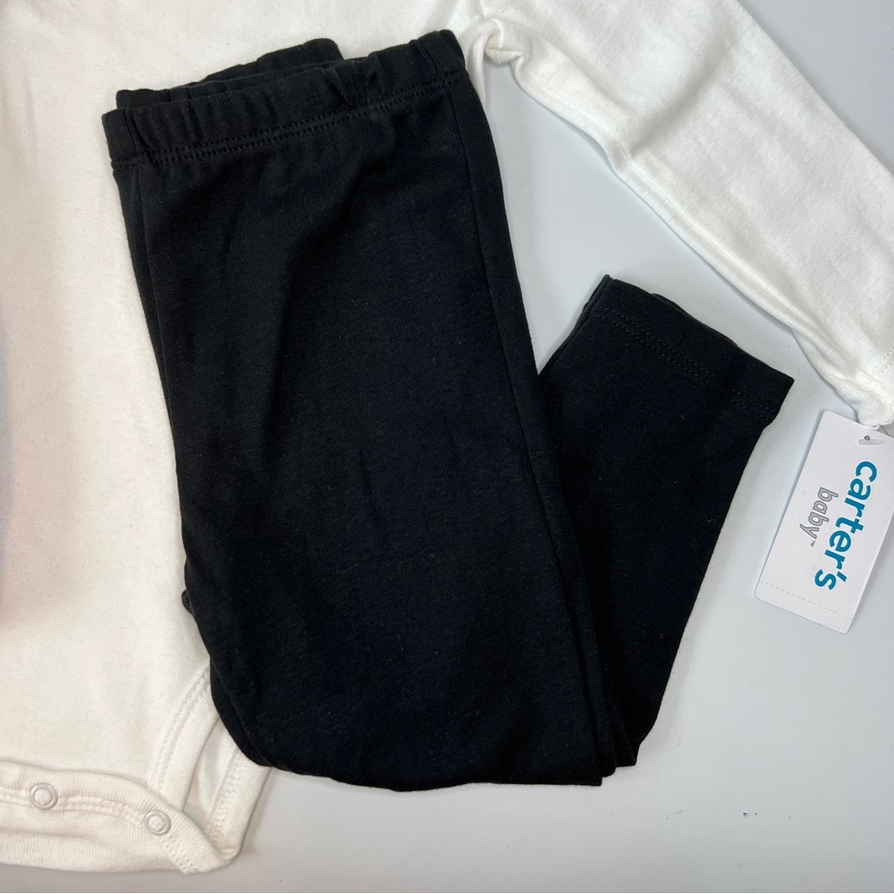 Carter's 3 Piece Set Vest/Bodysuit/Pants 18M NWT - Picture 6 of 9
